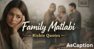 Family Matlabi Rishte Quotes