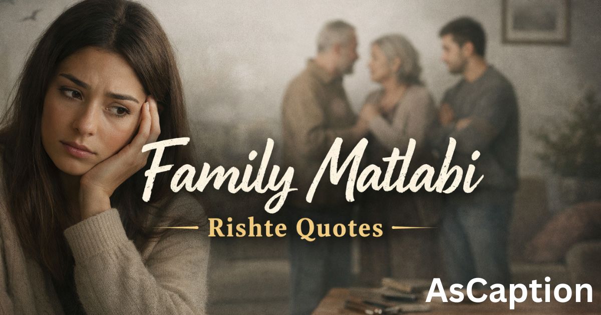 Family Matlabi Rishte Quotes