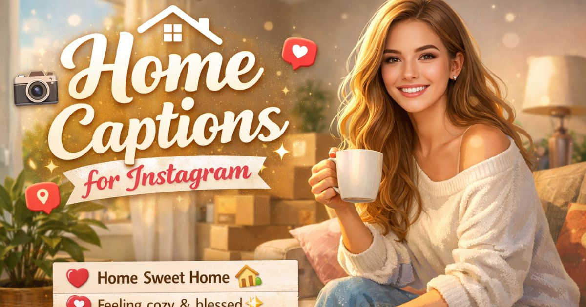 Home Captions for Instagram