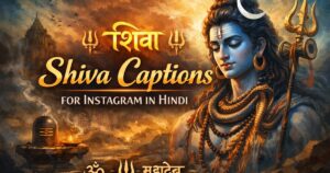 Shiva Captions for Instagram in Hindi