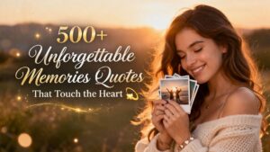 Explore 500+ unforgettable memories quotes that capture love, life, and nostalgia. Perfect for captions, emotions, and timeless moments.