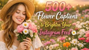 500+ Flower Captions to Brighten Your Instagram Feed 🌼
