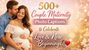 500+ Couple Maternity Photo Captions to Celebrate Love & New Beginnings 🤰❤️