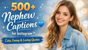 500+ Nephew Captions for Instagram 💙 | Cute, Funny & Loving Quotes