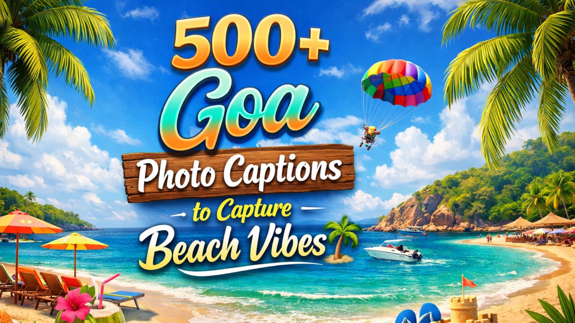 500+Goa Photo Captions to Capture Beach Vibes 🌴