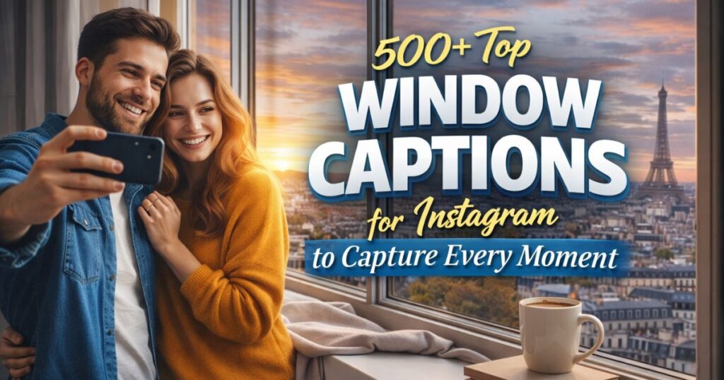 500+ Top Window Captions for Instagram to Capture Every Moment ...