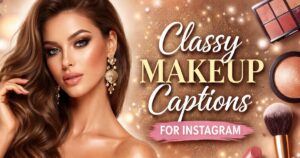Classy Makeup Captions for Instagram