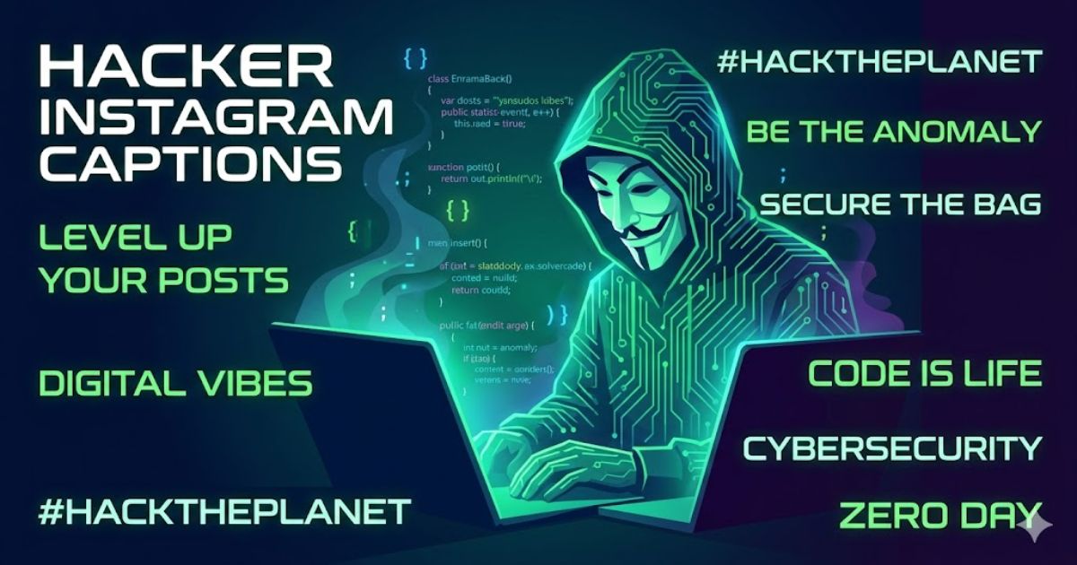 Hacker Instagram Captions