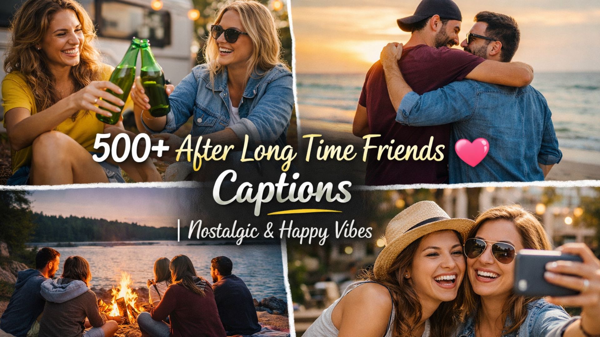 500+ After Long Time Friends Captions 💖 | Nostalgic & Happy Vibes