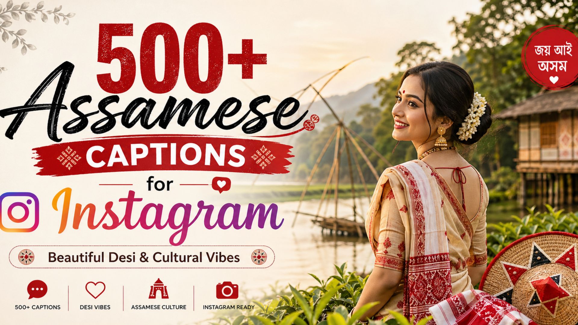 500+ Assamese Captions for Instagram | Beautiful Desi & Cultural Vibes