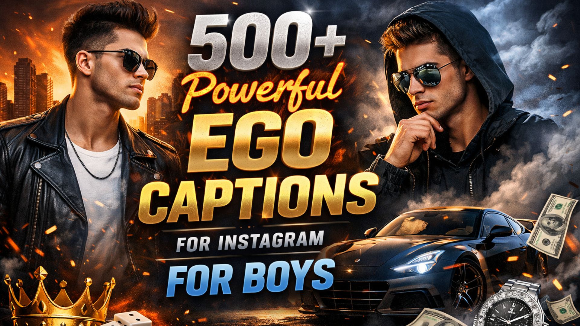 500+Powerful Ego Captions for Instagram for Boys