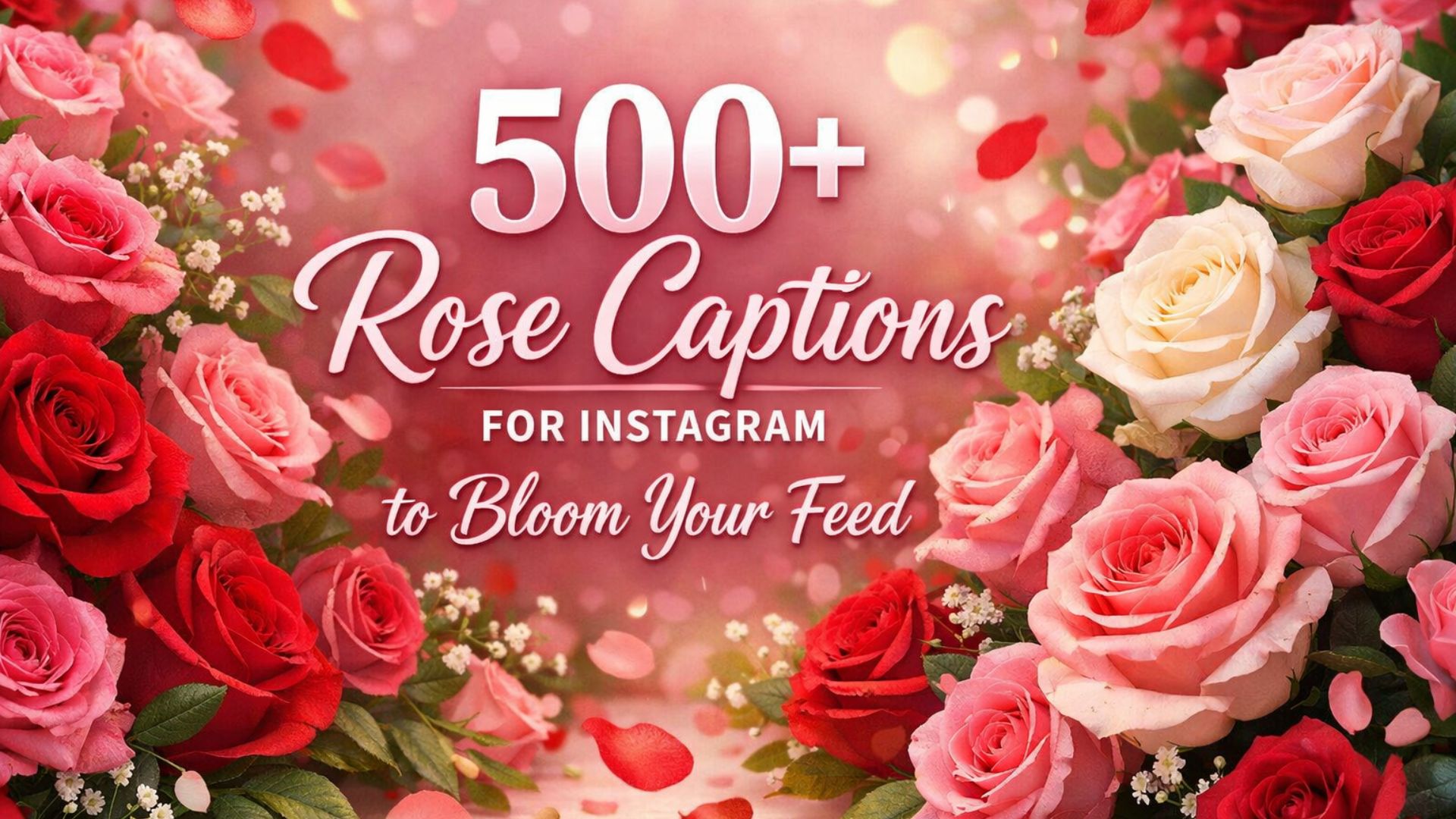 500+ Rose Captions for Instagram to Bloom Your Feed