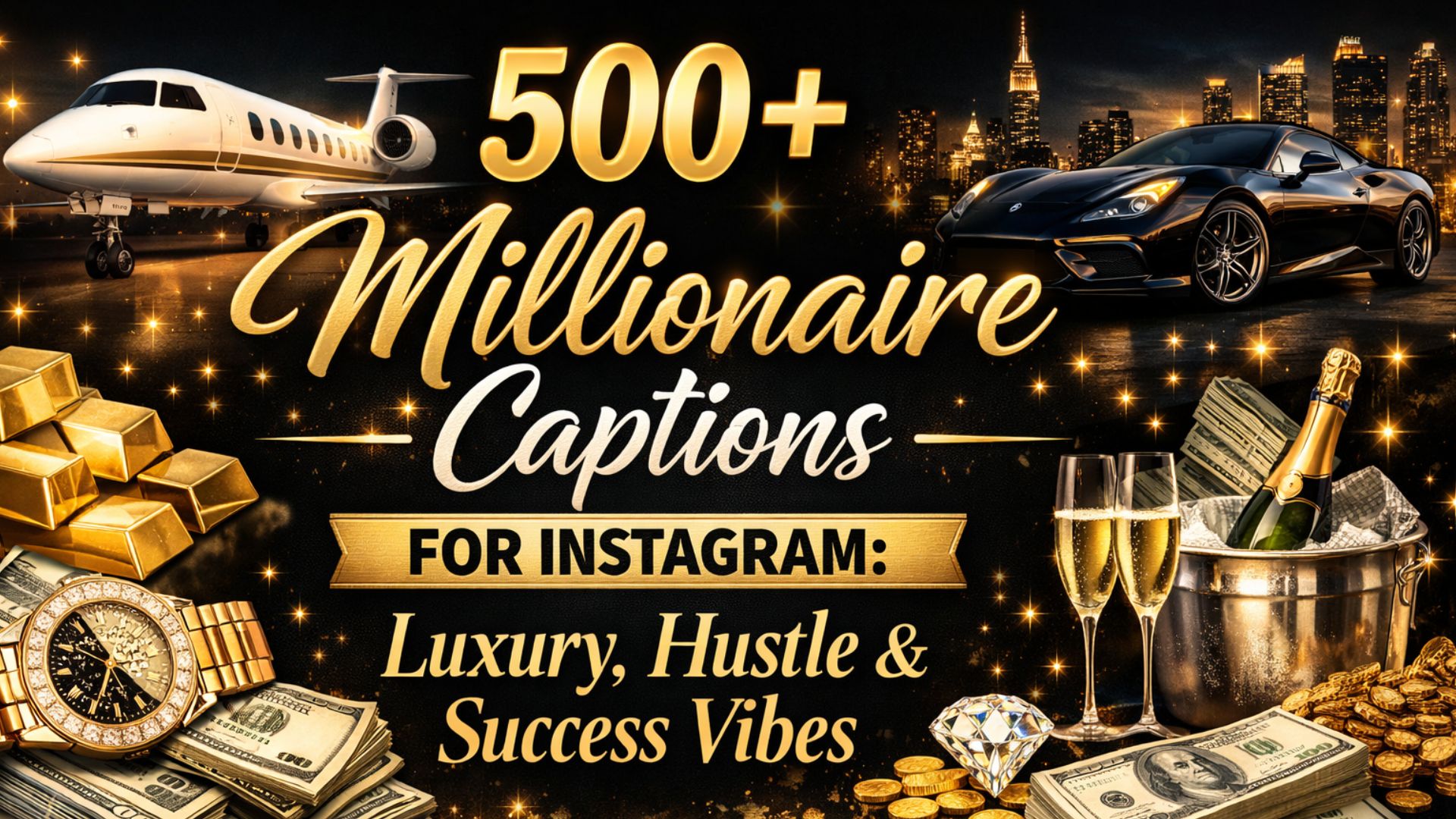 500+ Millionaire Captions for Instagram: Luxury, Hustle & Success Vibes