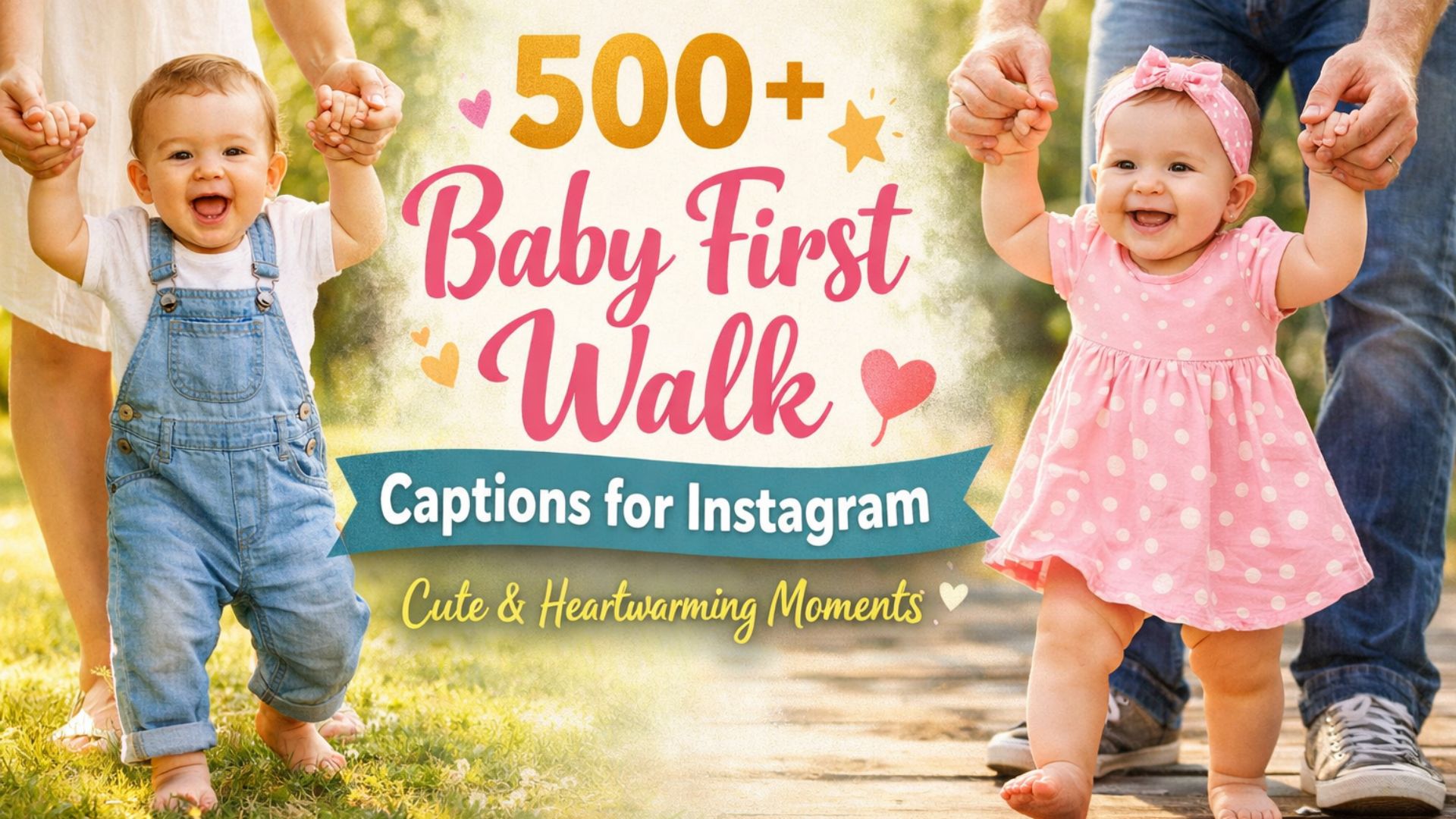 500+ Baby First Walk Captions for Instagram: Cute & Heartwarming Moments