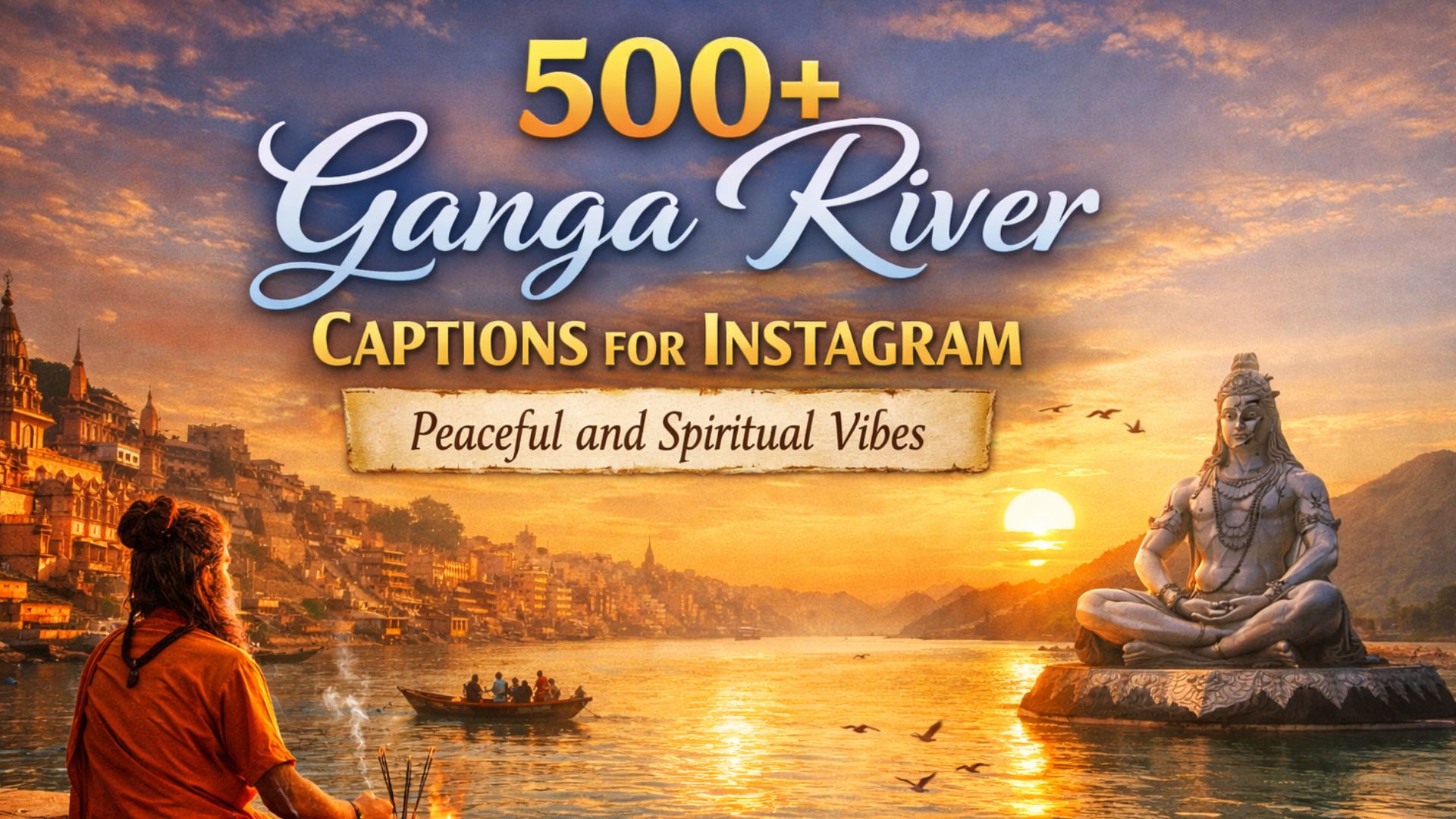 500+ Ganga River Captions for Instagram Peaceful and Spiritual Vibes