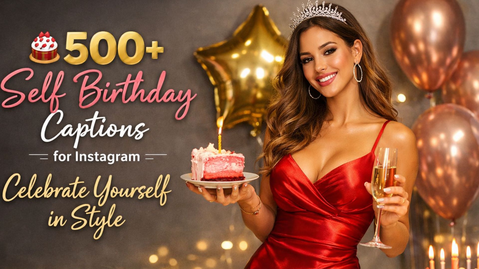 🎂 500+ Self Birthday Captions for Instagram | Celebrate Yourself in Style