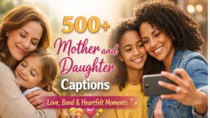 500+ Mother and Daughter Captions 👩‍👧 | Love, Bond & Heartfelt Moments