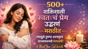 500+ Powerful Self Love Quotes in Marathi to Boost Your Self Worth