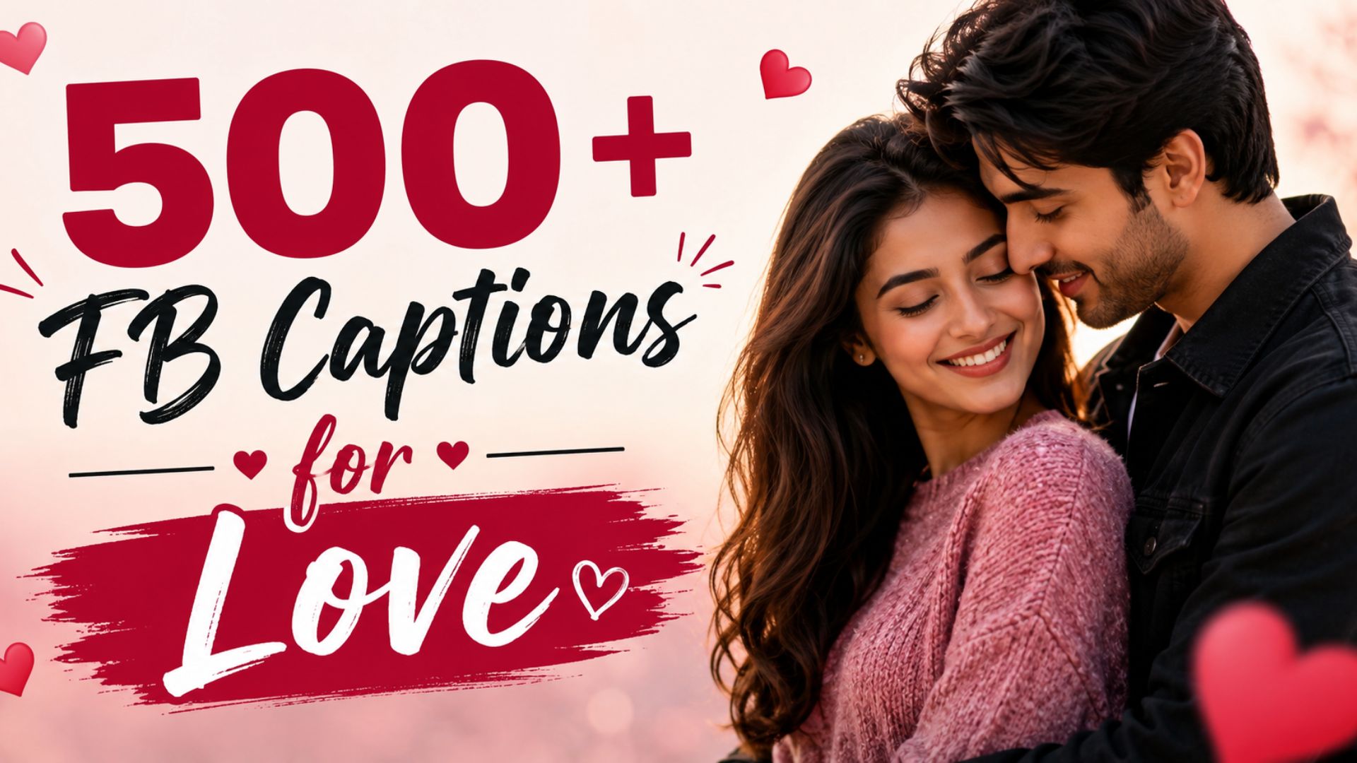 500+ FB Captions for Love
