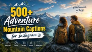 500+ Adventure Mountain Captions for Instagram