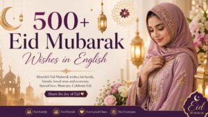 500+ Eid Mubarak Wishes in English
