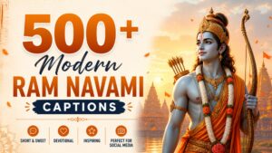 500+ Modern Ram Navami Captions